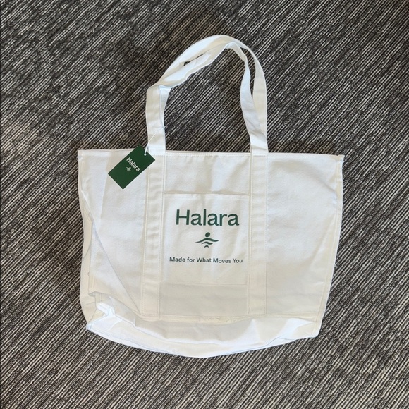 NWT Halara Canvas Tote Bag - Picture 1 of 5